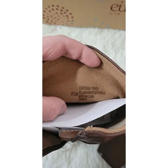 Euro Soft Teren in Redwood Western Boots Size 8.5 / 39.5 New