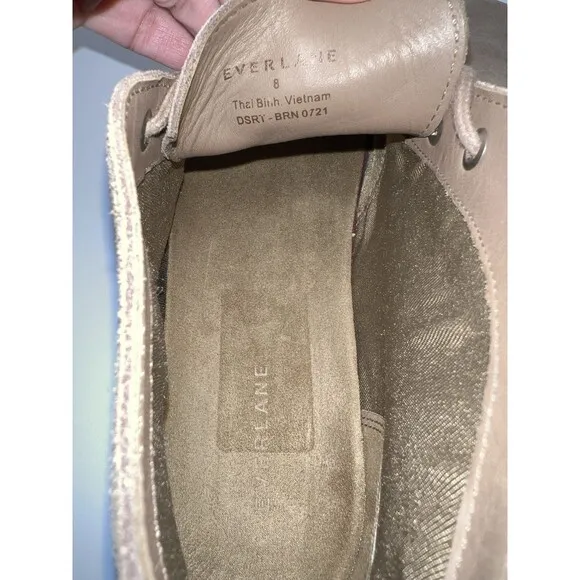Everlane Chukka Boots Mens Sz 8 Desert Brown Suede Sneaker Shoes Casual Career
