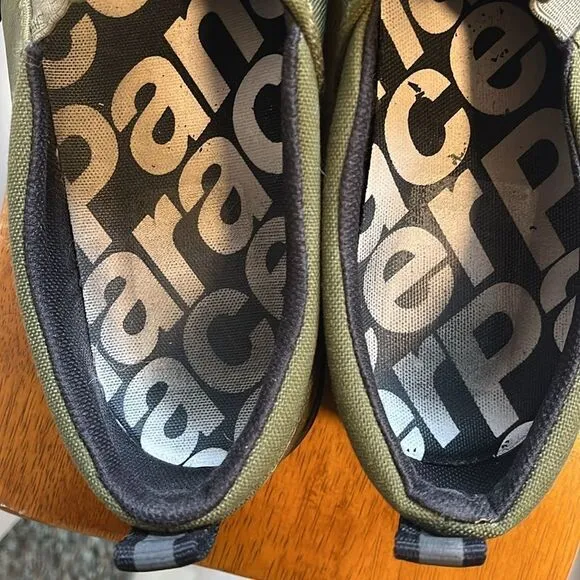 EXCELLENT CONDITION MEN’S 10-1/2 CHROME INDUSTRIES DIMA 3.0 PANARACER OLIVE SHOE