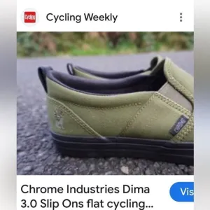 EXCELLENT CONDITION MEN’S 10-1/2 CHROME INDUSTRIES DIMA 3.0 PANARACER OLIVE SHOE