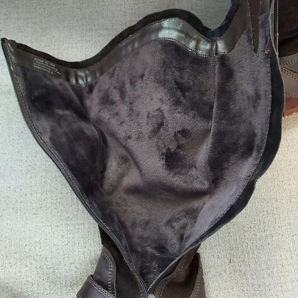 Fabianelli Made in Italian Leather  Riding Boots With Fleece Lining Sz 39/8.5