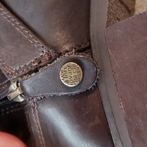 Fabianelli Made in Italian Leather  Riding Boots With Fleece Lining Sz 39/8.5