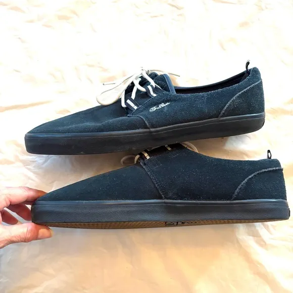 Fallen Capitol sneakers midnight blue suede. SZ 11.5 NWOT No box