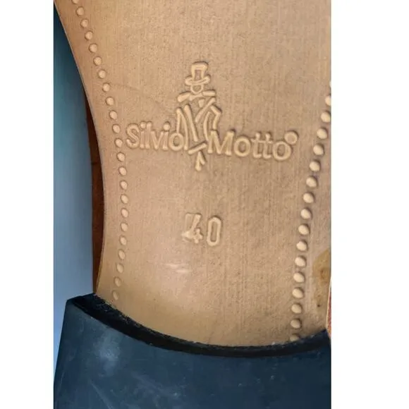 Fashinism Handmaded Men's Brown Soft Suede Shoes with Laces  Size 40 EU / 9.5 US