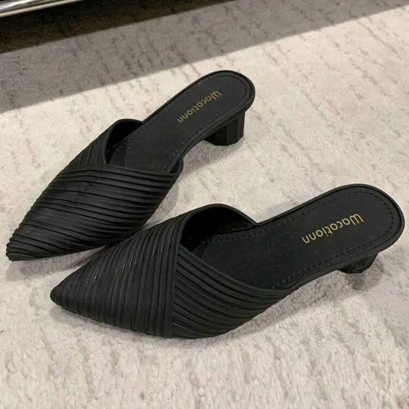 Fashion High Heel Plastic Soft Bottom Sandals, Anti-Slip Breathable &amp; Striped Al