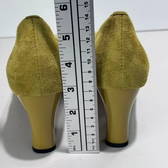 Fashion Pumps Suede Fur Embellished Heel US 10.5 EU 42 UK 8.5