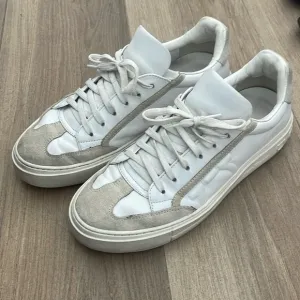Ferregamo Salvatore Men's Borg Gancini Leather &amp; Suede Sneakers