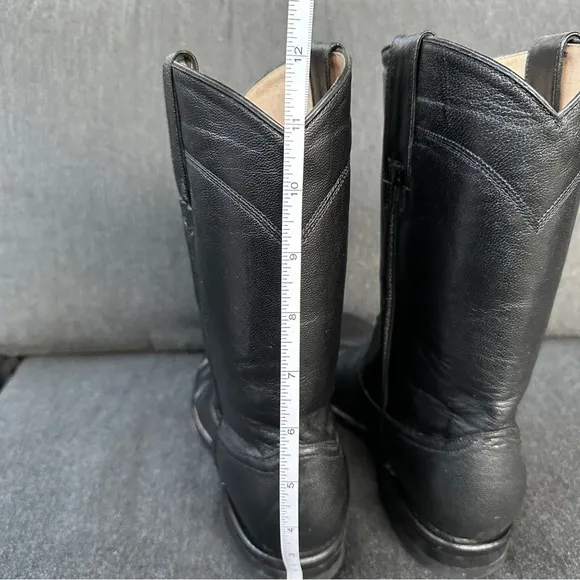 Ferrini Italian men’s black leather boots. Size 9