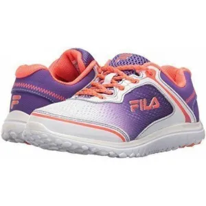 Fila Girls Aurora Skate Shoes Purple Coral Tennis