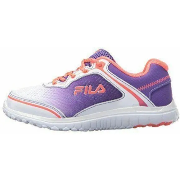Fila Girls Aurora Skate Shoes Purple Coral Tennis