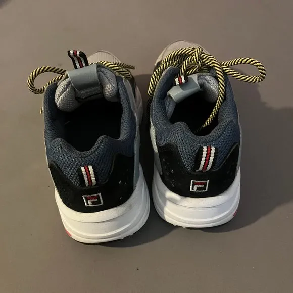 Fila Ray Tracer 5RM00532-051 Gray Casual Shoes Sneakers Size 6 Excellent Youth