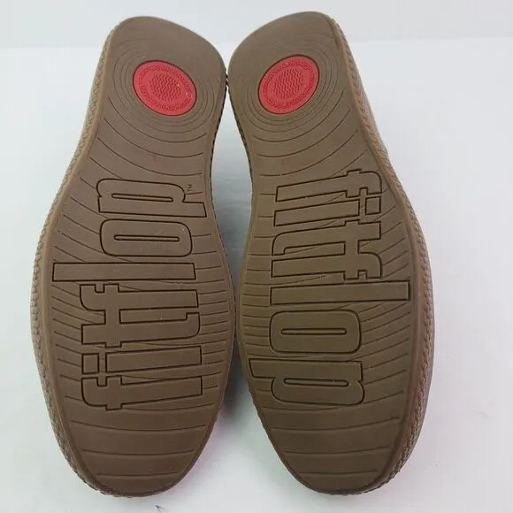 FitFlop Ffbuzz Mens Size 11 Brown Lace Up Casual Sneaker Shoes 386-286