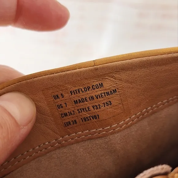 Fitflop Knot Leather Mustard Boots