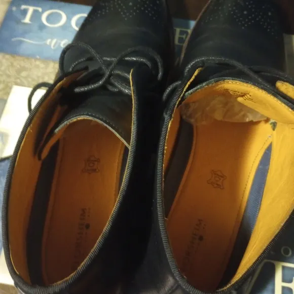 Florsheim (14202) Black Genuine Leather Men's Shoes Size 11.5D
