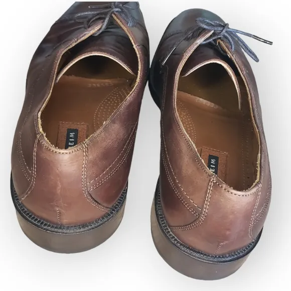 Florsheim Cap Toe Derby Brown Leather Dress Shoes Men's Size 9.5 D