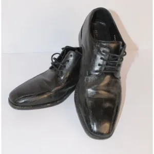 Florsheim Dress Shoes Men's 7.5D Black Leather Classic Lace Up Modern Y2K 14139