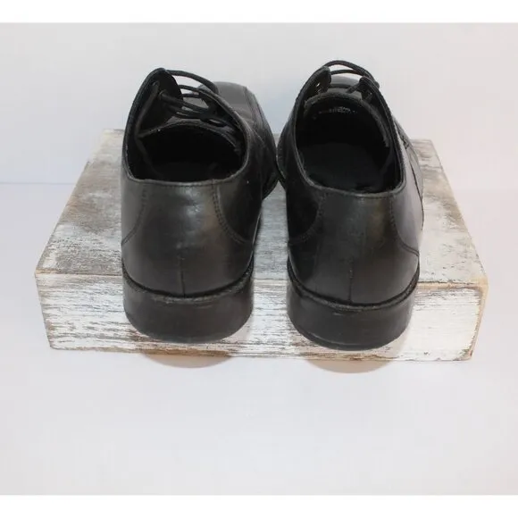 Florsheim Dress Shoes Men's 7.5D Black Leather Classic Lace Up Modern Y2K 14139