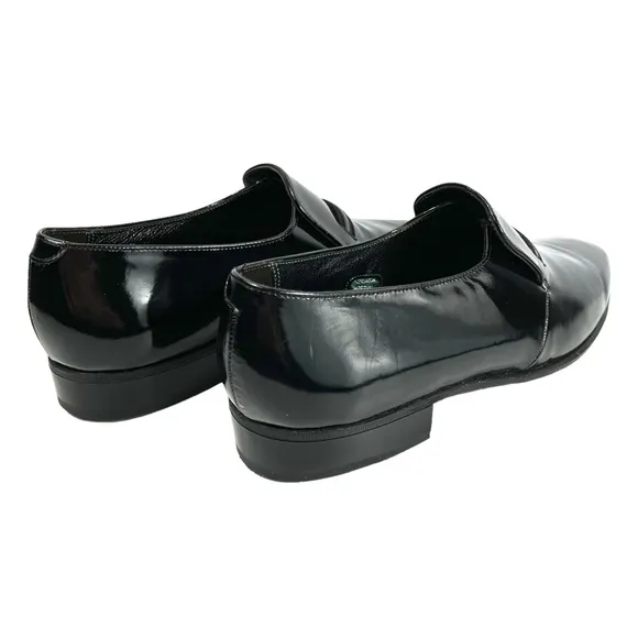 Florsheim Imperial | Men’s 7E | Black‎ Patent Leather Slip On Loafer Shoes