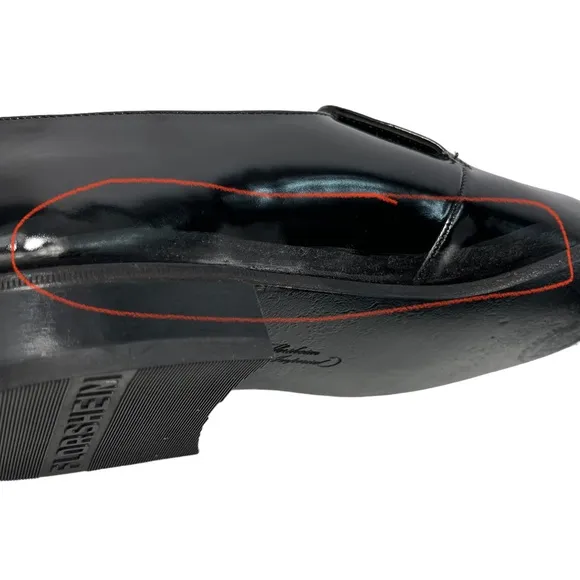 Florsheim Imperial | Men’s 7E | Black‎ Patent Leather Slip On Loafer Shoes