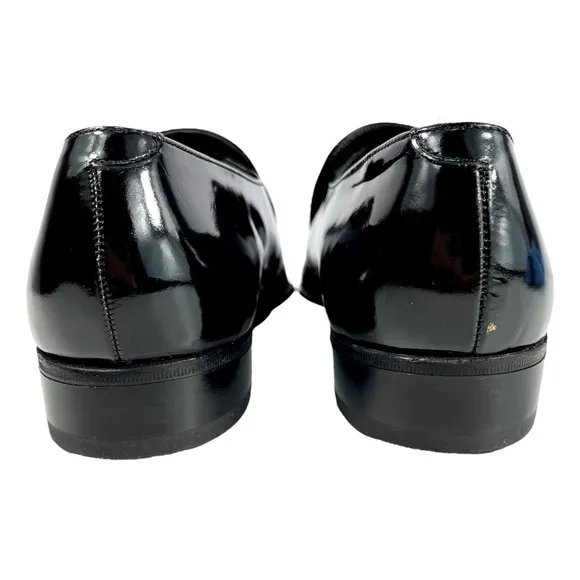 Florsheim Imperial | Men’s 7E | Black‎ Patent Leather Slip On Loafer Shoes