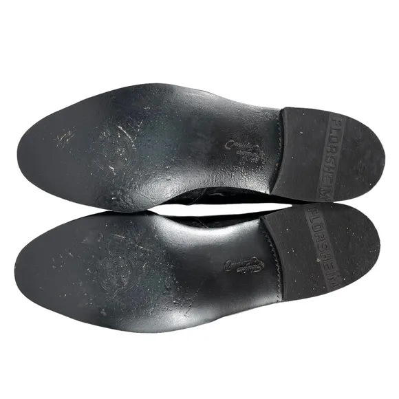 Florsheim Imperial | Men’s 7E | Black‎ Patent Leather Slip On Loafer Shoes