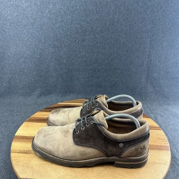 Fluevog 760 Turbo Diesel Men's Size 9 Tan &amp; Brown Shoes F Sole