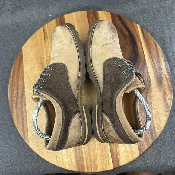 Fluevog 760 Turbo Diesel Men's Size 9 Tan &amp; Brown Shoes F Sole