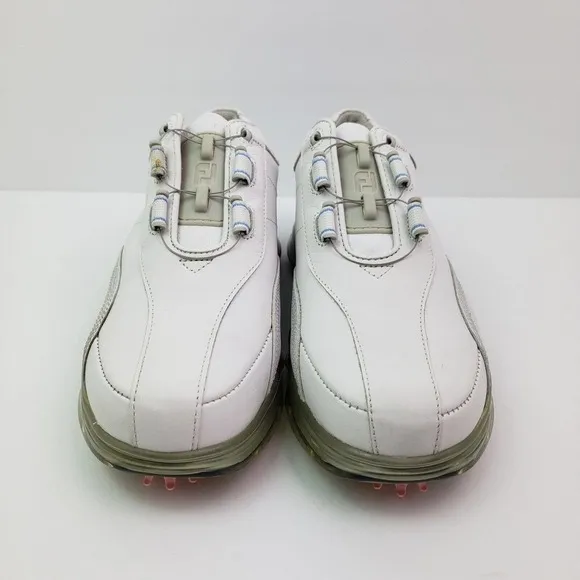 FootJoy Dryjoys Womens Size 8 White Leather Boa Lacing Golf Shoes 99136