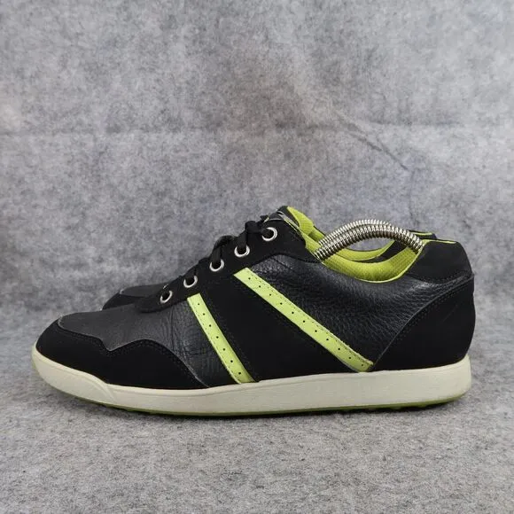 Footjoy Shoes Men 9 Golf Athletic Casual Lifestyle Leather Sneaker Contour Black