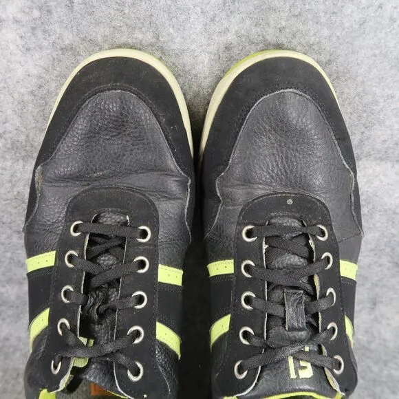 Footjoy Shoes Men 9 Golf Athletic Casual Lifestyle Leather Sneaker Contour Black