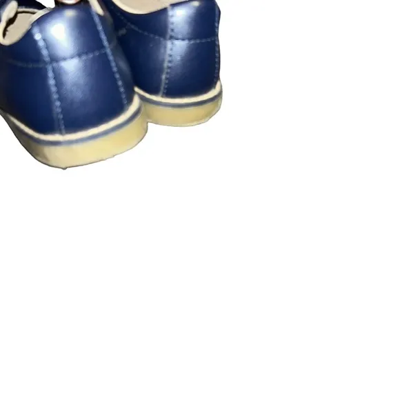 FOOTMATES Allie navy blue Genuine Leather Mary Jane Shoes size 12.5 girl uniform