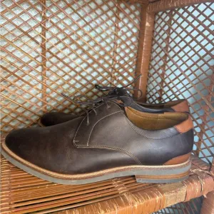 Forsheim Men’s 10.5 Leather Dark Brown Oxford Shoes