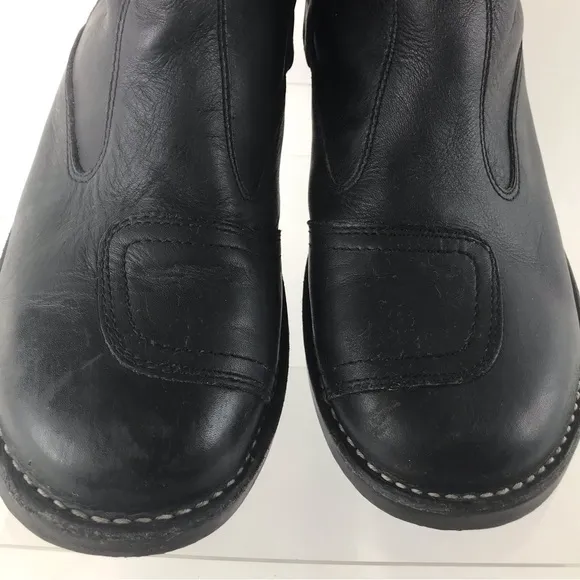 Fox Racing Super Rider Black Leather Street Mortocycle Boots Mens Size 10 Korea