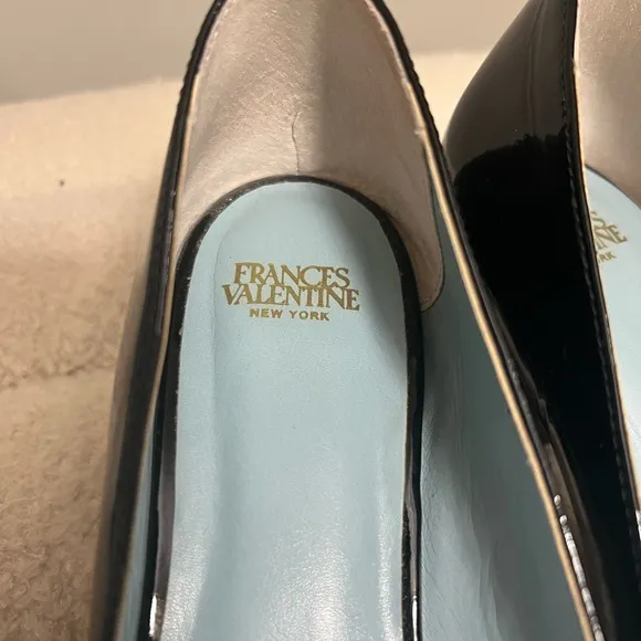 France’s Valentine New York black doll pump  heels classic elegant