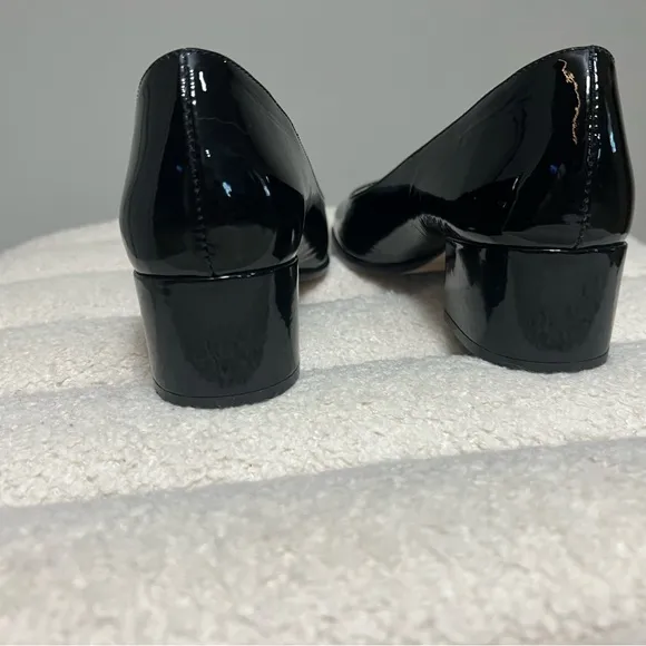 France’s Valentine New York black doll pump  heels classic elegant