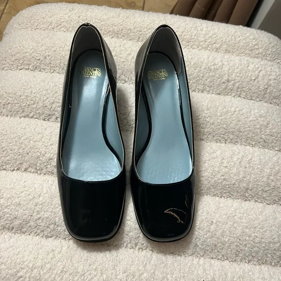 France’s Valentine New York black doll pump  heels classic elegant
