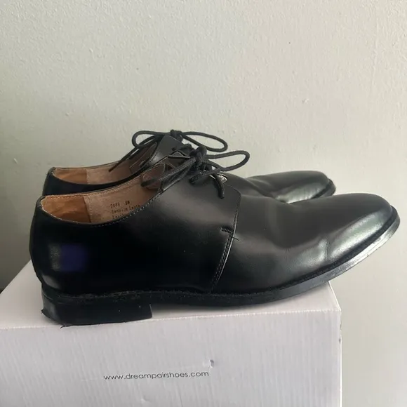 Fratelli Select Men's Black Genuine Leather Dress Shoes Size 9 M Great Condition