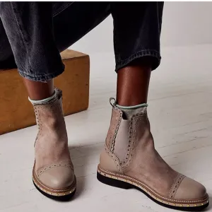 Free People Atlas Chelsea Boots Taupe 39