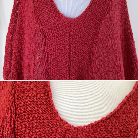 Free People Coral Sweater