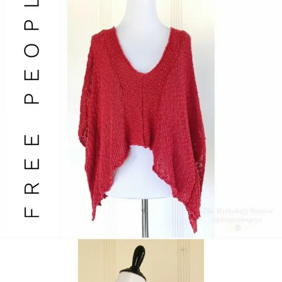 Free People Coral Sweater