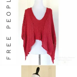 Free People Coral Sweater