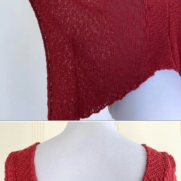 Free People Coral Sweater