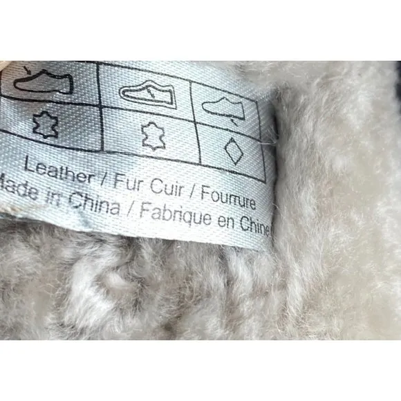 Free People x Cougar Cozy Up Shearling Boot Fur Line Suede Taupe Sz 11 NWOB $198
