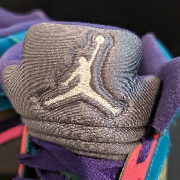 FREE SHIP | Youth 5.5 | Jordan 5 Retro Tropical Teal | Gently Used | 440892-307