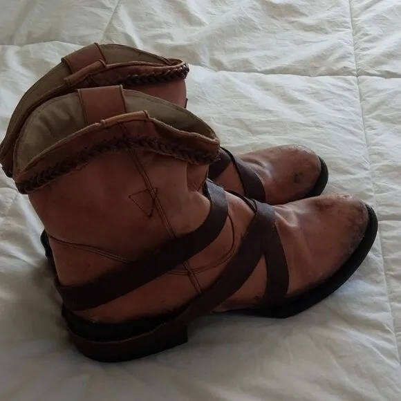 Freebird By Steven Boots Women's 9 Leather Booties