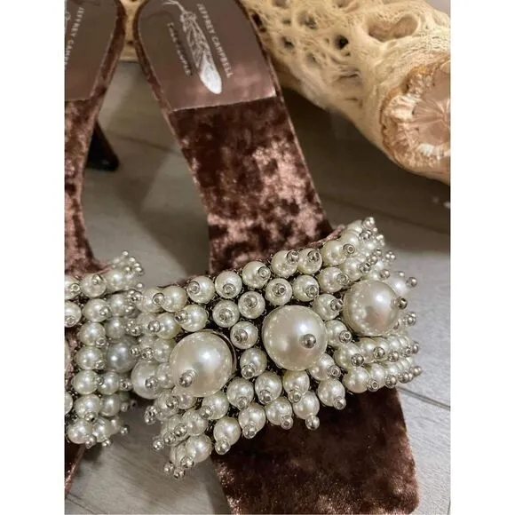 Free People x Jeffrey Campbell Portia Pearl Heels Size 6.5