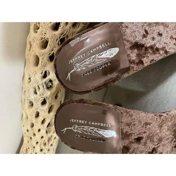 Free People x Jeffrey Campbell Portia Pearl Heels Size 6.5