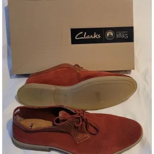 frewick lace‎ bruck red clarks Mens Size 10.5 ,