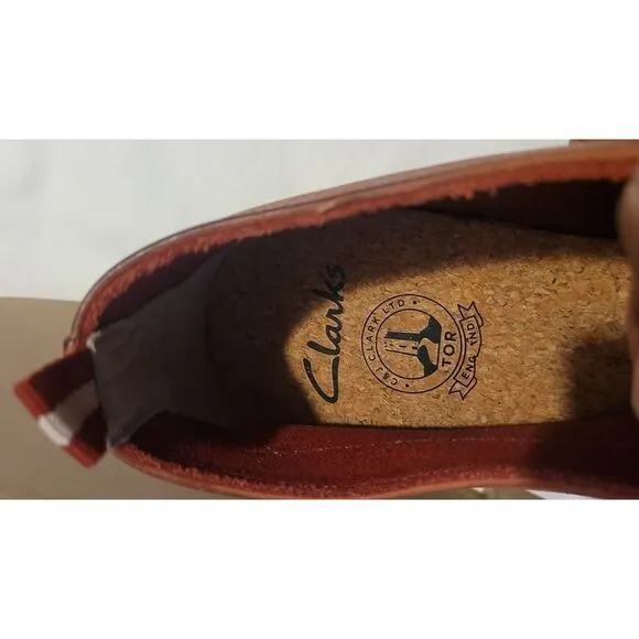 frewick lace‎ bruck red clarks Mens Size 10.5 ,