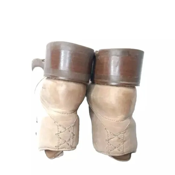 Frye Alta Leather Hiker Boots Women's' Size 7 B Tan &amp; Brown